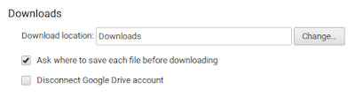 changing default download directory to solve screenshot problem in chromebook