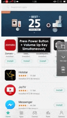 How to take long screenshot on Oppo phone?