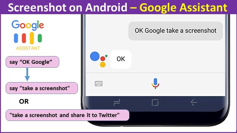 How to take screenshot without hands