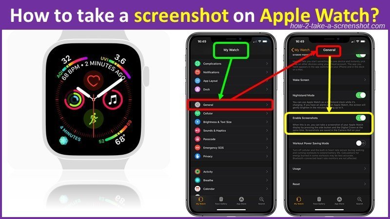 How to take a screenshot on Apple Watch?